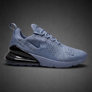 Nike Air Max 270 Blue Gray Black Sneakers Men’s Size 9 NEW